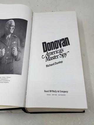 Donovan: America's Master Spy