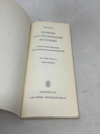 Historische Laut-Und Formenlehre Des Gotischen