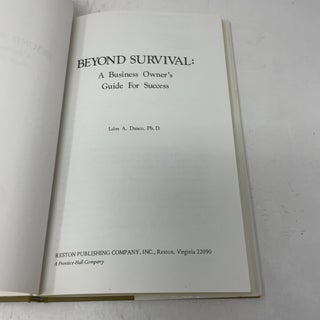 Beyond survival: A business owner's guide for success