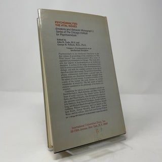 Psychoanalysis: The Vital Issues, Volume II: Clinical Psychoanalysis and Its Applications