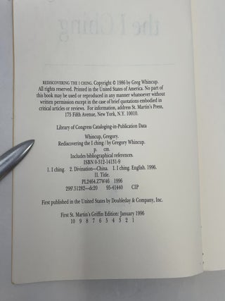 Rediscovering the I Ching