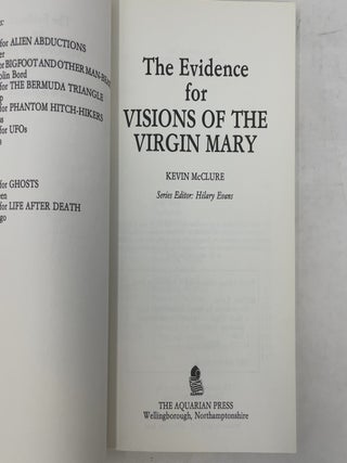 Evidence for Visions of the Virgin Mary