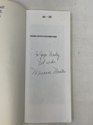 Truman Capote's Southern Years: Stories from a Monroeville Cousin
