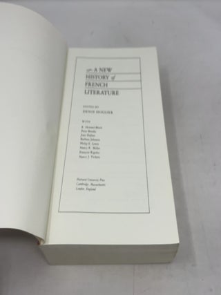 A New History of French Literature