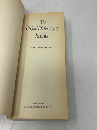 The Oxford dictionary of saints