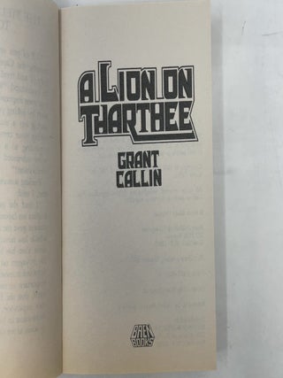 A Lion on Tharthee