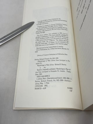 Wanderings in West Africa