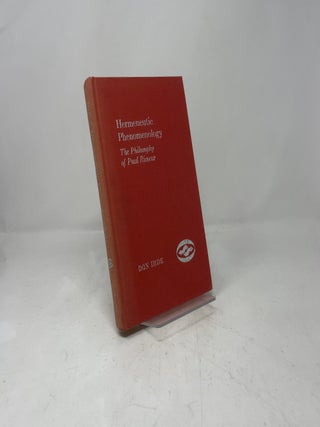 Hermeneutic phenomenology;: The philosophy of Paul Ricoeur (Studies in Phenomenology and Existential Philosophy)