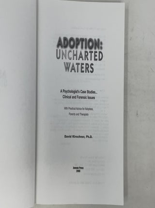 Adoption: Uncharted Waters