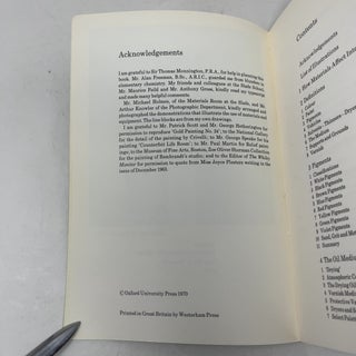 Materials and Methods of Painting (Oxford Paperbacks, Handbooks for Artists, 8)