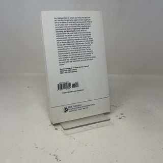 Legal Issues in Social Work, Counseling, and Mental Health: Guidelines for Clinical Practice in Psychotherapy (SAGE Sourcebooks for the Human Services)