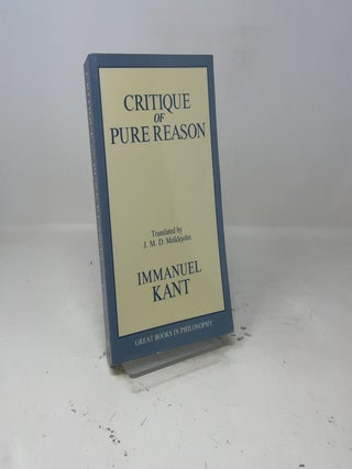 Critique of Pure Reason (Great Books in Philosophy)