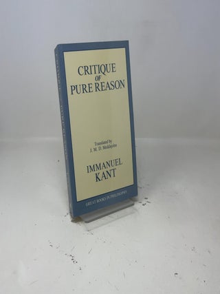 Critique of Pure Reason (Great Books in Philosophy)