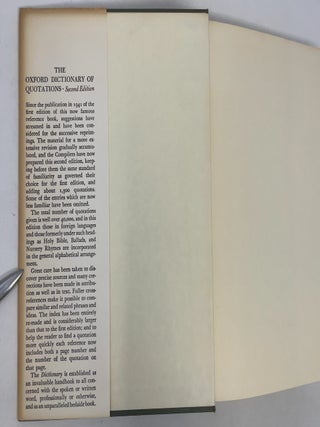 The Oxford Dictionary of Quotes