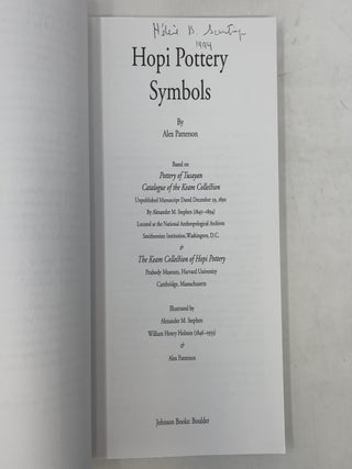 Hopi Pottery Symbols