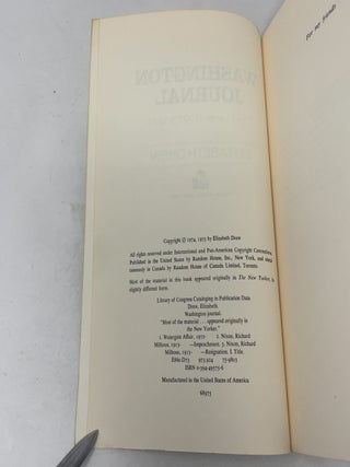 Washington Journal: The Events of 1973-1974