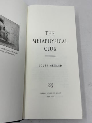 The Metaphysical Club: A Story of Ideas in America
