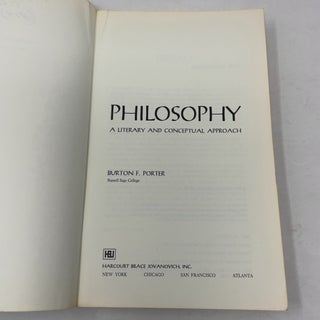Philosophy: A Literary and Conceptual Approach