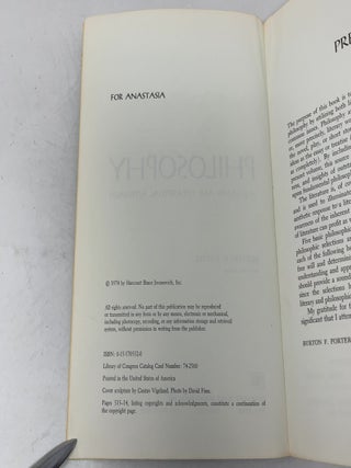 Philosophy: A Literary and Conceptual Approach
