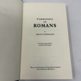 Commentary on Romans