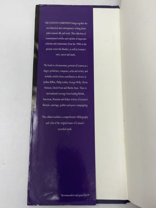 The Lennon Companion: Twenty-Five Years of Comment