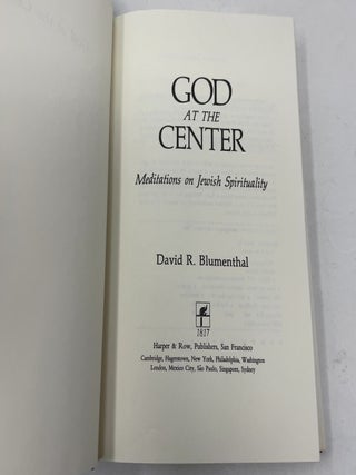 God at the Center: Meditations on Jewish Spirituality