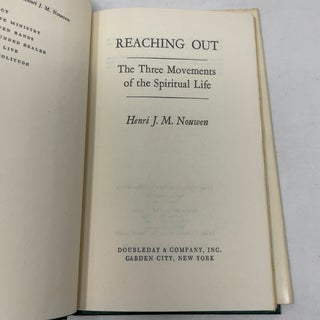 Reaching Out: The Three Movements of the Spiritual Life