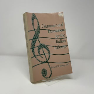 Grammar and Translation for the Italian libretto