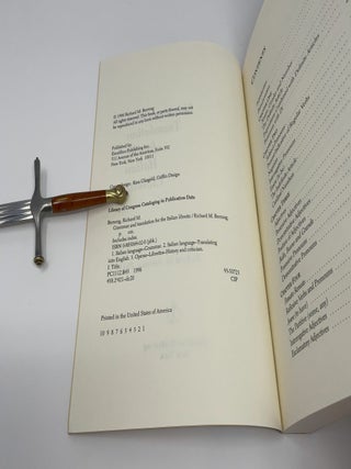 Grammar and Translation for the Italian libretto