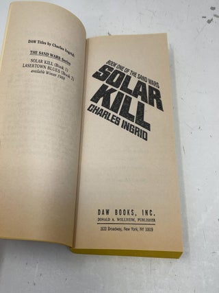 Solar Kill (Sand Wars, Book 1)