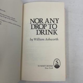 Nor Any Drop to Drink