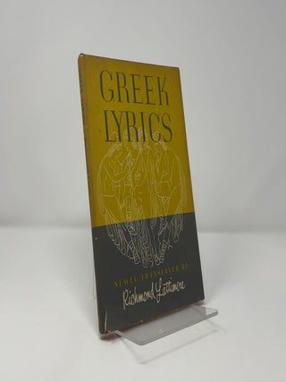 Item #411605 Greek Lyrics. Richmond Lattimore