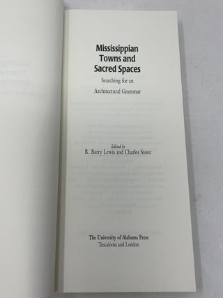 Mississippian Towns and Sacred Spaces: Searching for an Architectural Grammar