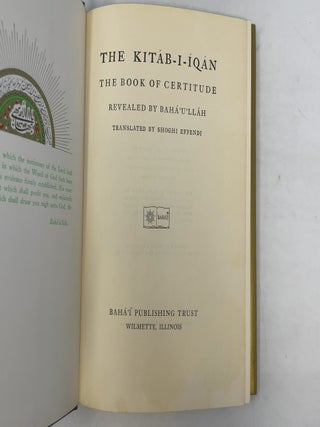 The Kitab-I-Iqan: Book of Certitude