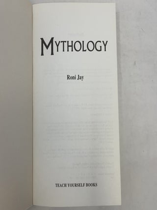 Teach Yourself Mythology