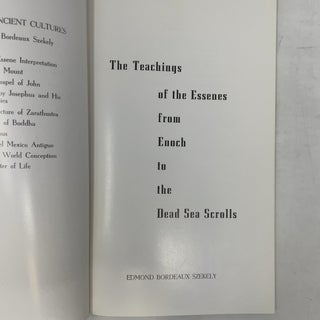The Teachings of Essence from Enoch to the Dead Sea Scrolls