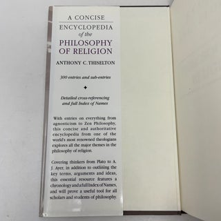 A Concise Encyclopedia of the Philosophy of Religion