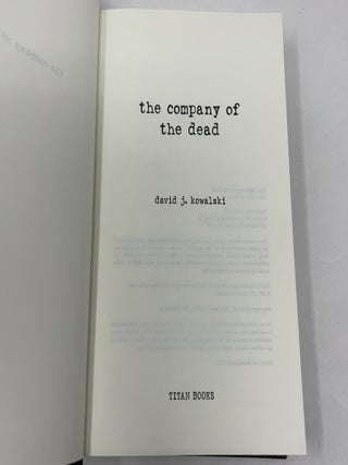 The Company of the Dead