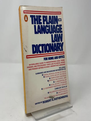 The Plain-Language Law Dictionary