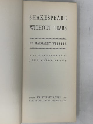 Shakespeare Without Tears
