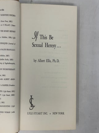 If this be Sexual Heresy