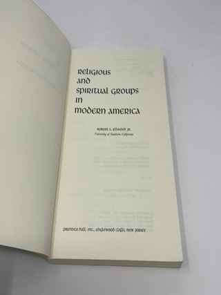 Religious and Spiritual Groups in Modern America