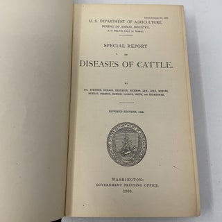 Special Report on Diseases of Cattle