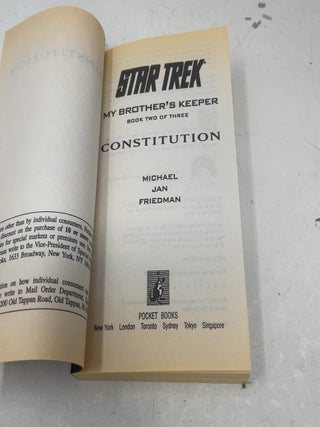 Constitution (Star Trek: My Brother's Keeper, Book 2)