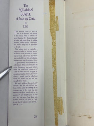 The Aquarian Gospel of Jesus the Christ