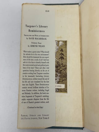 Turgenev's Literary Reminiscences