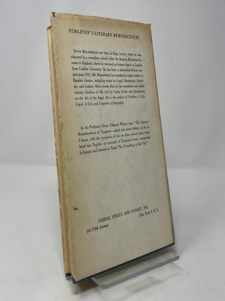 Turgenev's Literary Reminiscences