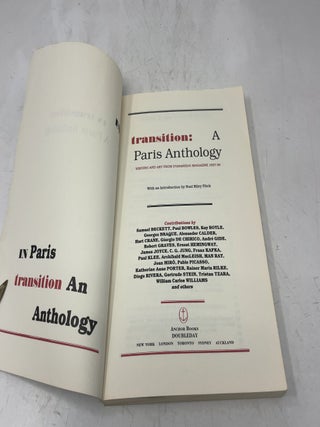 In Transition: A Paris Anthology- Writing and art from Transition magazine 1927-1930