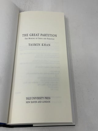 The Great Partition: The Making of India and Pakistan