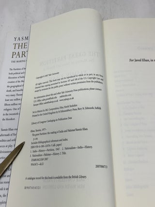 The Great Partition: The Making of India and Pakistan